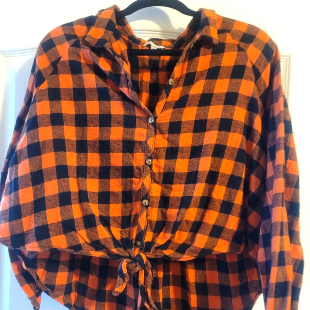 Plaid flannel shirt